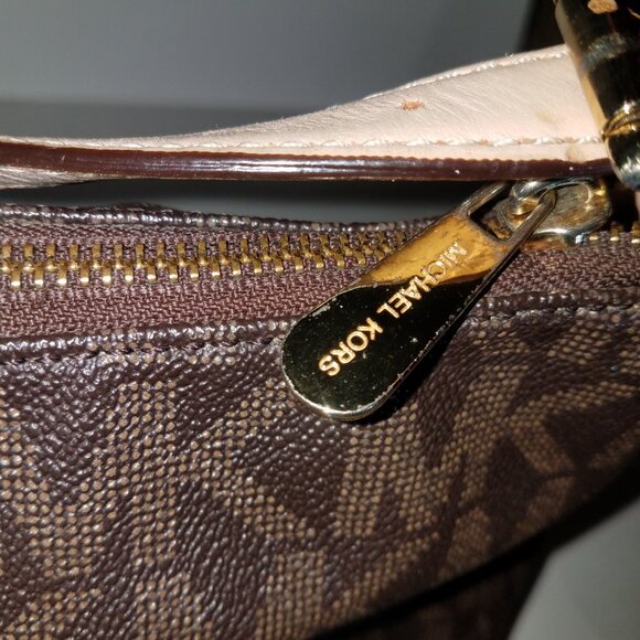 Michael Kors Brown Leather Shoulder Bag - Picture 9 of 15
